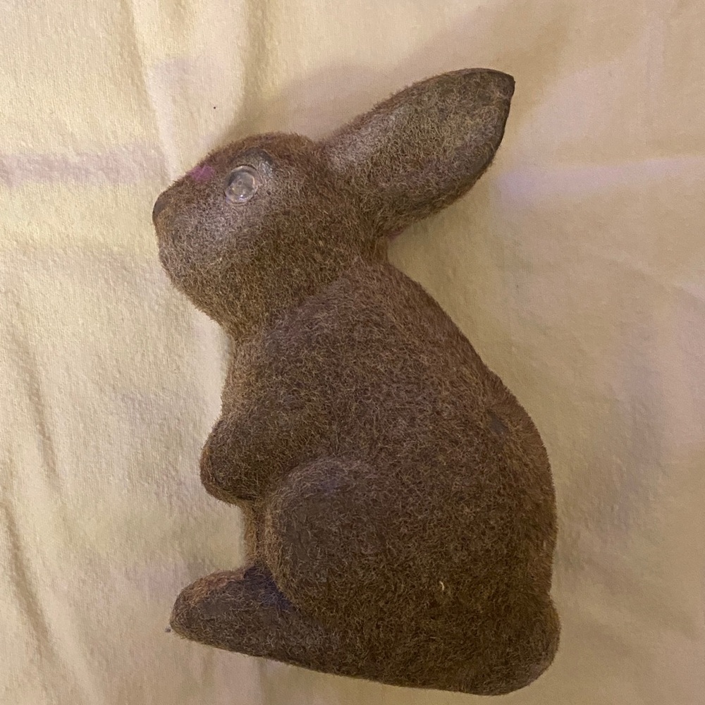 Vintage Easter flocked fuzzy fueled figurine coin bank
Like new.